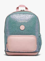 Rugzak 2 Compartimenten Cameleon Blauw vintage fantasy SO40